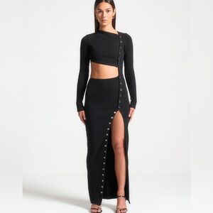 Manière devoir cut out sweater dress.